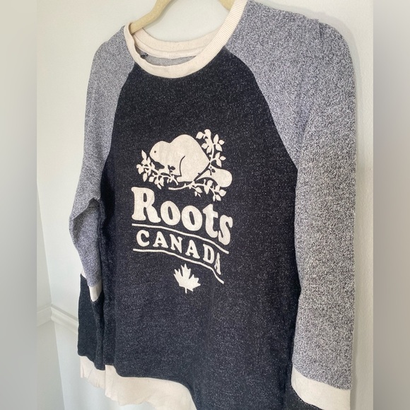 AUTHENTIC Roots Block Sweater Mens Small - Picture 2 of 4